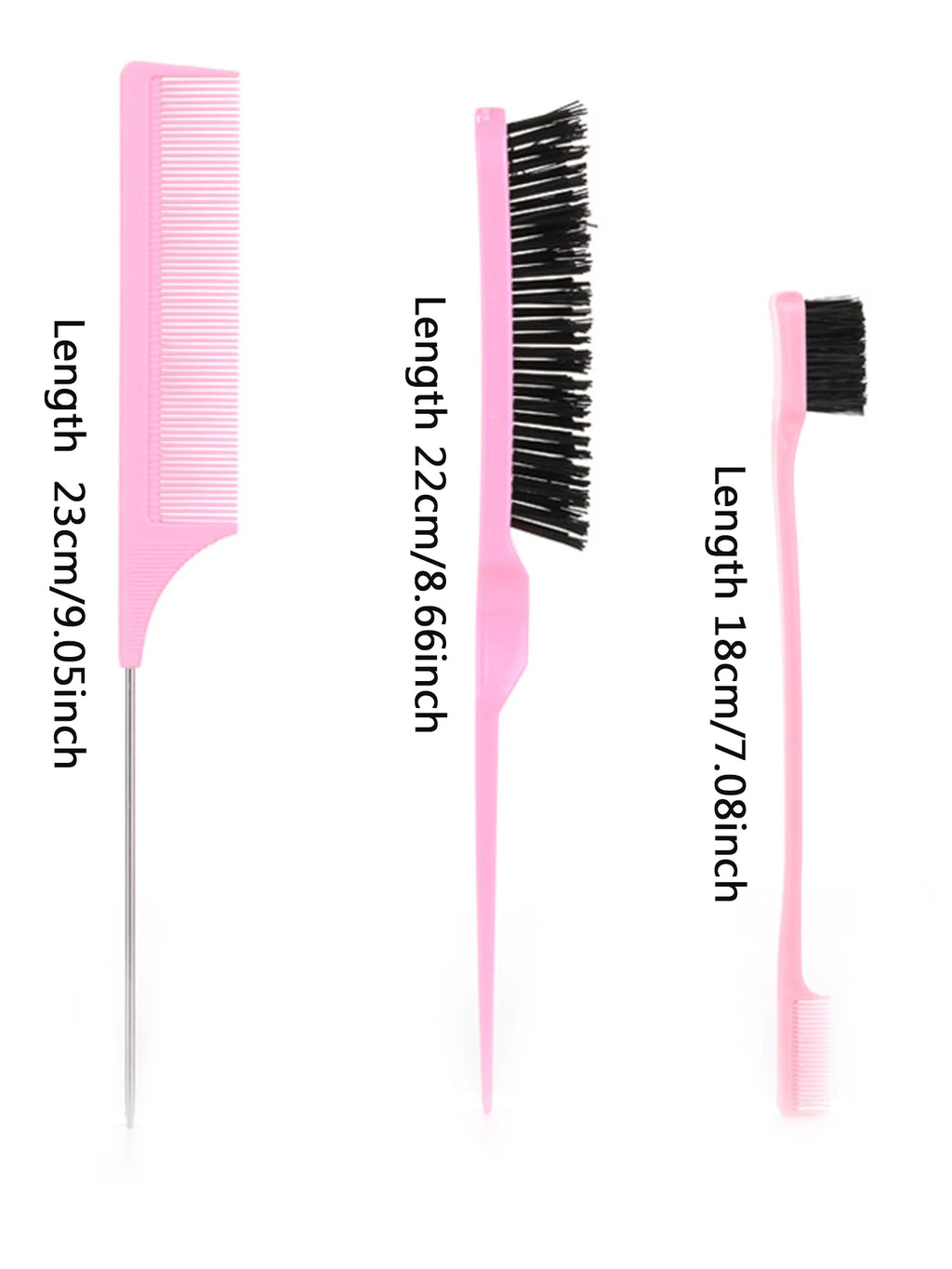 Crown Wig Edge Control Wax Stick Kit — With Comb, Bristle & Edge Brush