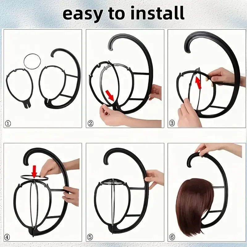 Portable Multi-Wig Hanger Stand