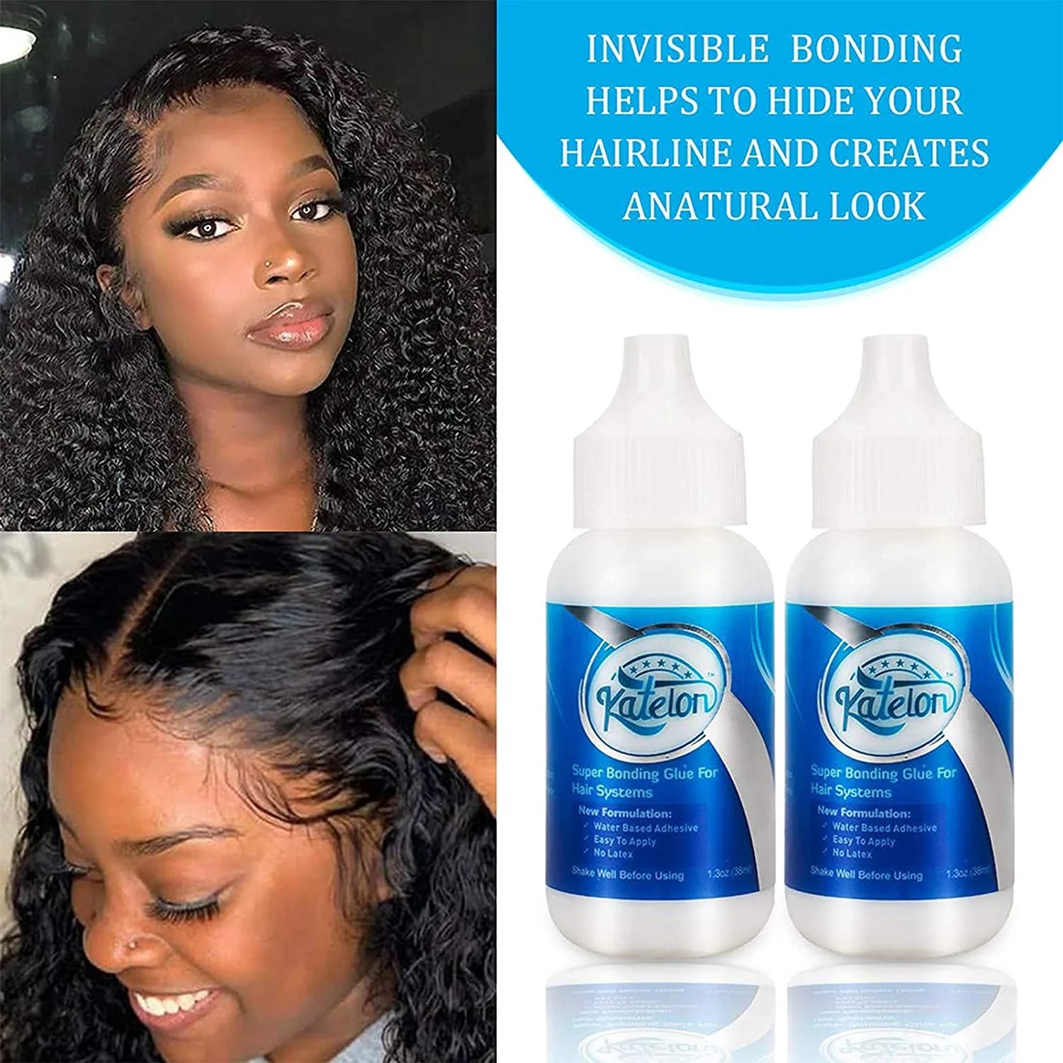 Crown Invisible Wig Bonding Glue & Remover Set — Waterproof 30ml