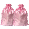 Crown Satin Wig Storage Bags — 5 Pack