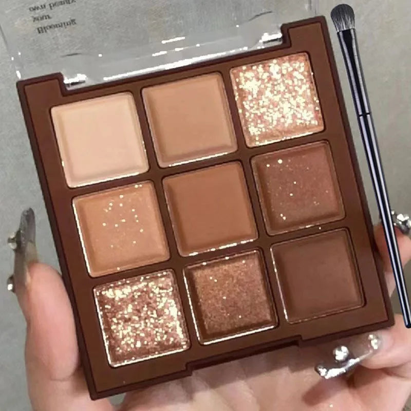 Chocolate Eyeshadow Palette — 9 Shades