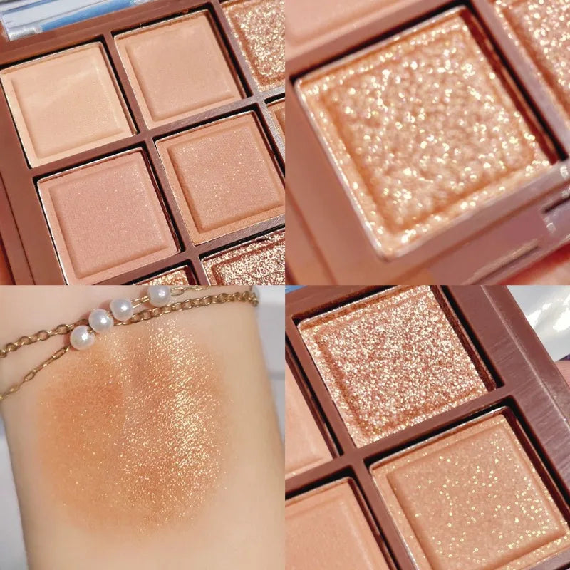 Chocolate Eyeshadow Palette — 9 Shades