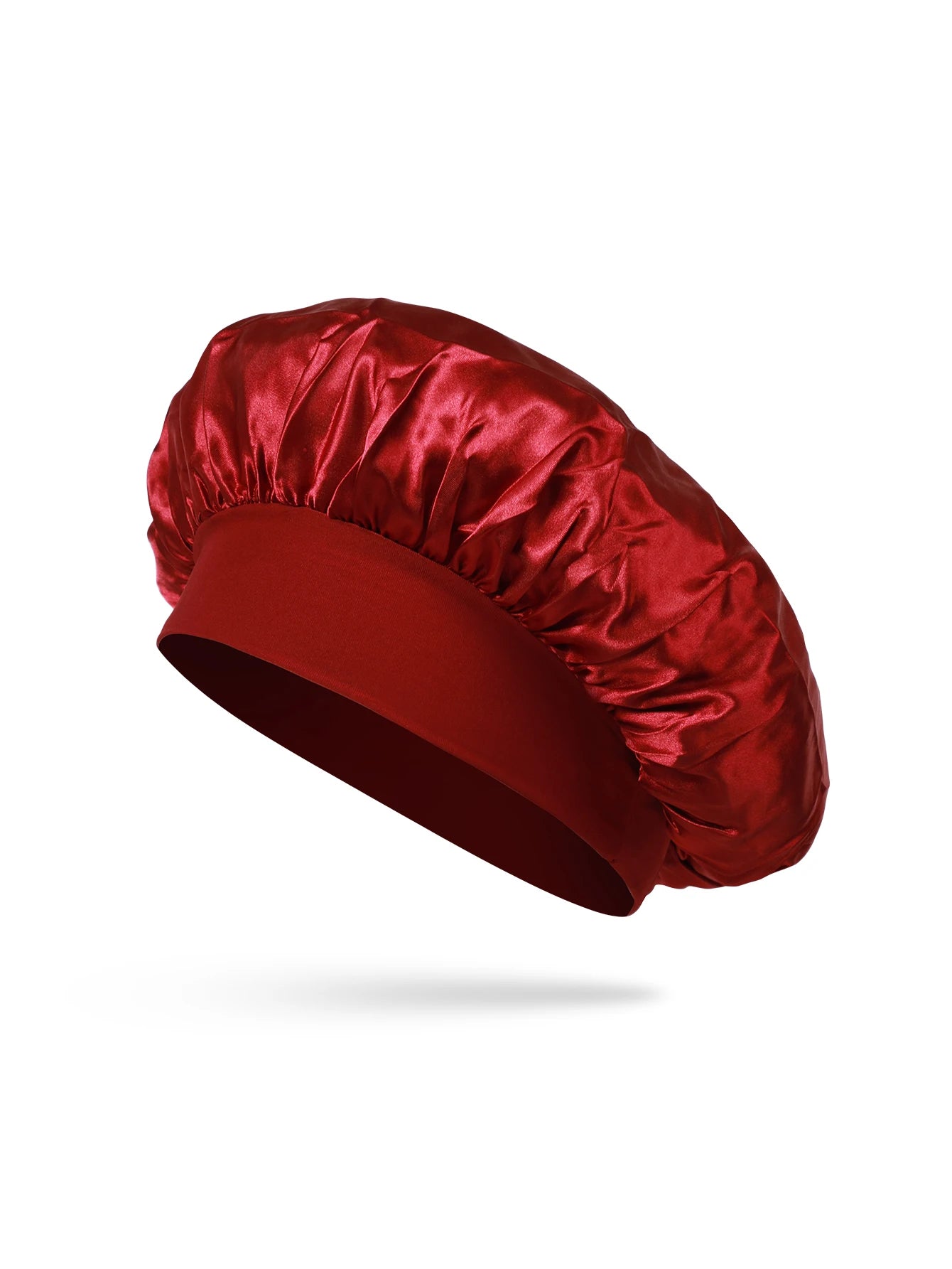 Satin Bonnet Silk Hair Bonnet for Sleeping, Sleep Bonnets for Women Large Wide Soft Band Sleep Cap for Curly Hair Braids
