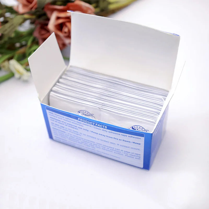 Adhesives Removal Wipes To Clean Wig Glue And Tape 30/40/60Pcs Wig Cleaning Pads For Adhesive Area And Hair System Glue Remover