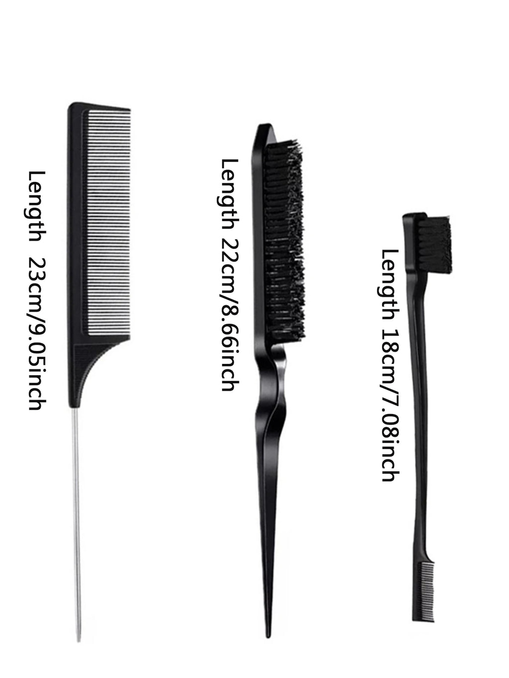 Crown Wig Edge Control Wax Stick Kit — With Comb, Bristle & Edge Brush