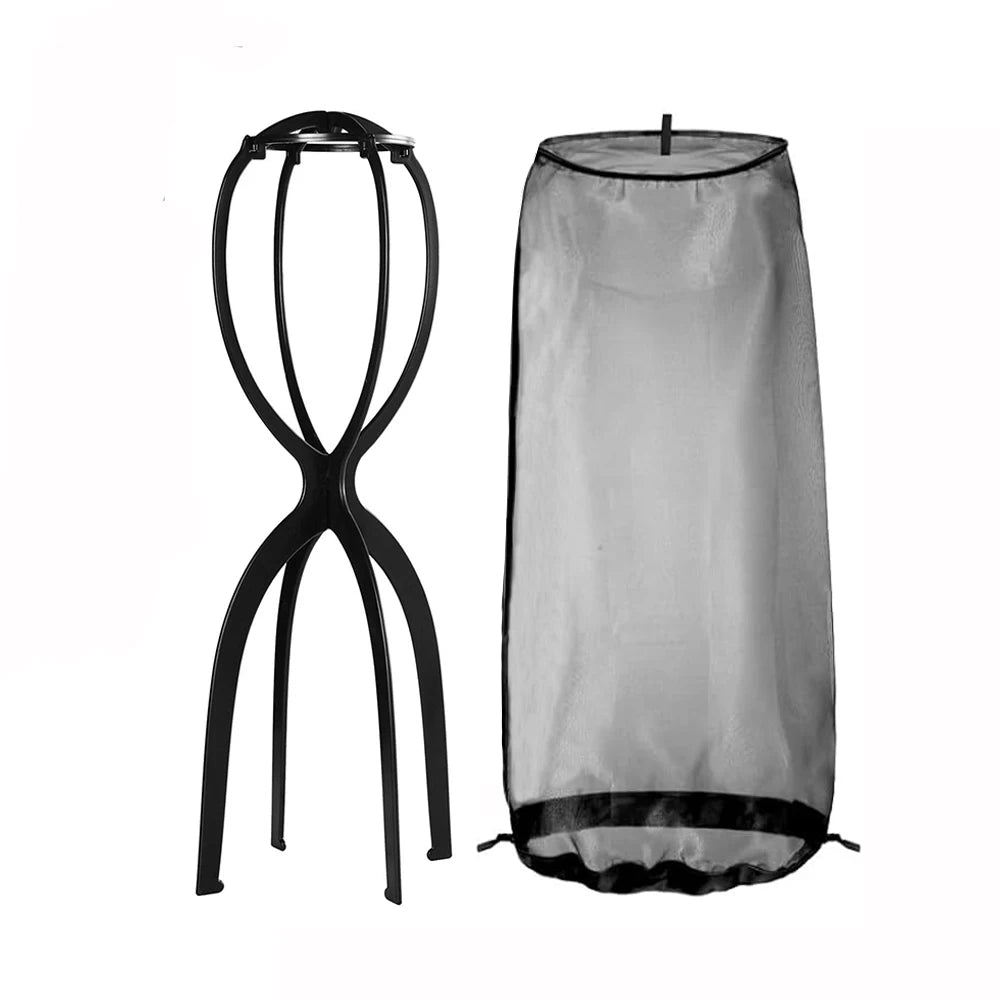 Crown Wig Travel Organiser — Drawstring Storage Bag