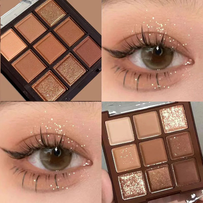 Chocolate Eyeshadow Palette — 9 Shades